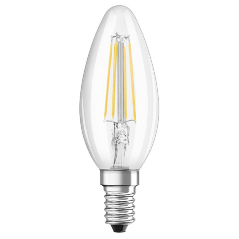 OSRAM Retrofit kynttilämalli kirkas 230V E14 LED EQ60 2700K – valmistajan tuotekuva (G13725)