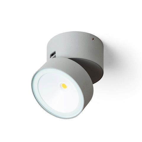 FLAVIO R pinta-asennettava vaaleanharmaa 230V LED 6W 110° IP54 3000K – valmistajan tuotekuva (R14200)
