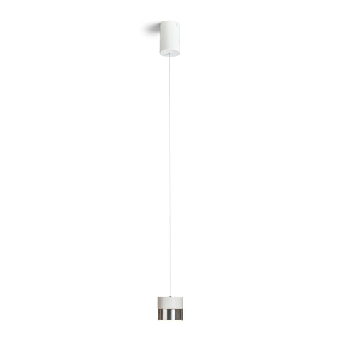 JUNIPER korkeussäädettävä riippuvalaisin valkoinen kromi 230V LED 15W 36°  3000K – valmistajan tuotekuva (R14218)