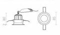 SHARM BASE upotettava LED-valaisin, 10W, 3000K, eri värejä - Nordic Lumen