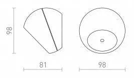 SIV pinta-asennettava ulkovalaisin – 6W LED, IP54 - Nordic Lumen