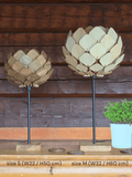 Nordland Design Isabella -pöytävalaisin, koko S, tummantammen sävy – tuotegallerian kuva 3