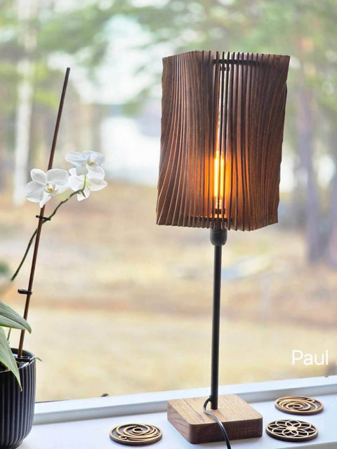 Nordland Design Paul -pöytävalaisin, kullanruskea – tuotegallerian kuva 2