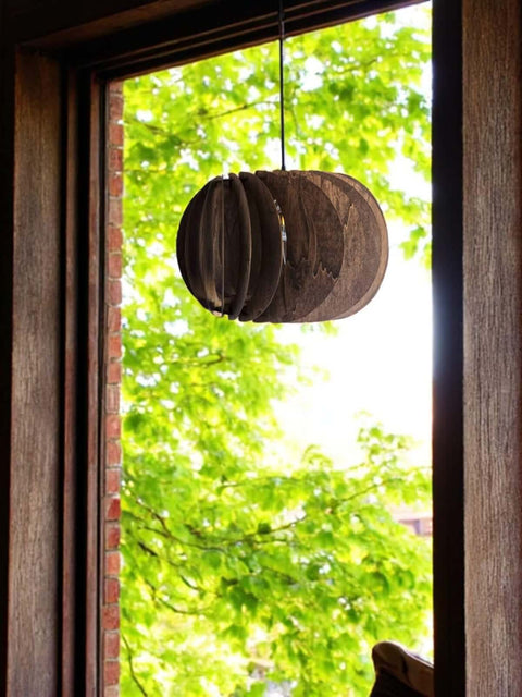 Nordland Design Fiona -ikkunavalaisin, koko M, vaaleanruskea – tuotegallerian kuva 4