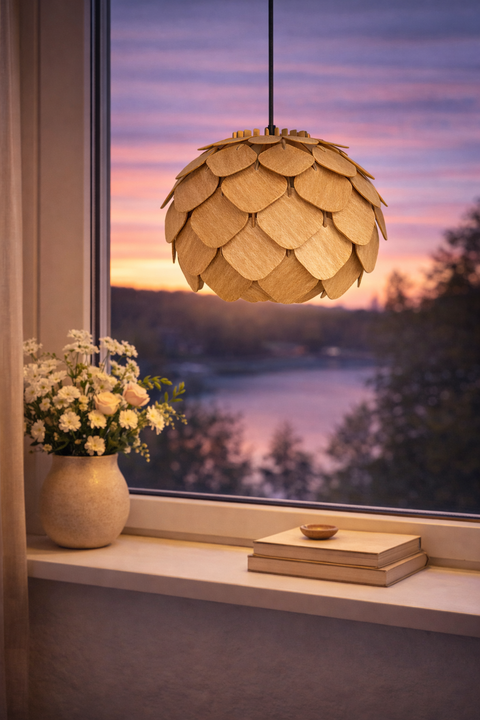 Nordland Design Isabella Mini -ikkunavalaisin, koko S, luonnonvärinen – tuotegallerian kuva 2