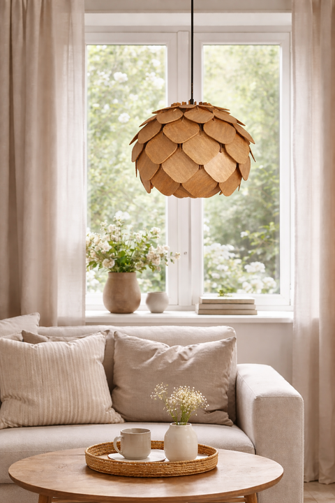 Nordland Design Isabella Mini -ikkunavalaisin, koko S, luonnonvärinen – tuotegallerian kuva 3