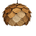 Nordland Design Isabella -lattiavalaisin, vaaleanruskea – valmistajan mallikuva